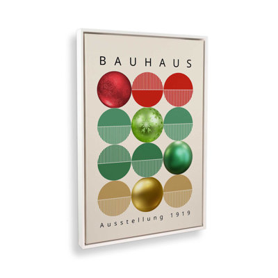 «Bauhaus Holiday Ornament», reproduction d'affiche sur toile