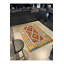 Tapis décoratif multicolore à motif traditionnel lavable à la machine-916076317