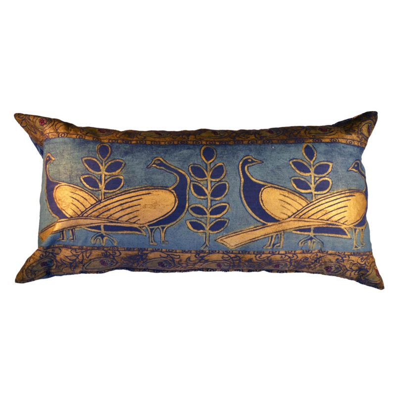 Lapwing Birds Linen Rectangular Pillow Cover, Linen
