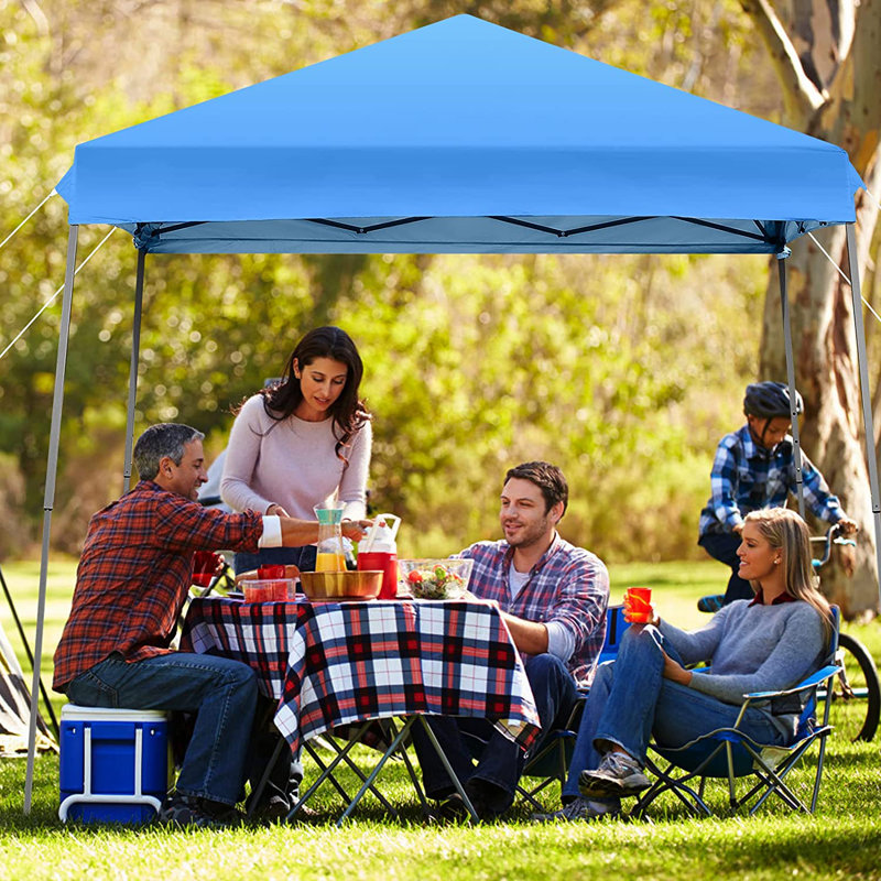 Alheide 3m x 3m Iron Party Tent, Blue