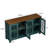 4-Door Cabinet With Tempered Glass Doors-1034114530