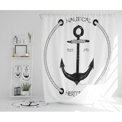 Neaha Polyester Shower Curtain Set