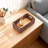 Handwoven Paper Rope Storage Basket With Wooden Handle, Decorative Wicker Organizer For Bathroom Countertop, Toilet Tank, Cosmetics & Toilet Paper-1782975969