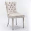 Luxie Set Of 2  Upholstered Dining Chairs With Metal Steel Legs-119402118