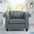 Byrom 32'' Faux Leather Sofa-386391088-388968865