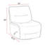 Ensemble de deux fauteuils inclinables sans accoudoirs-102402388