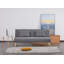 Shaun 3 Seater Armless Sofa Bed