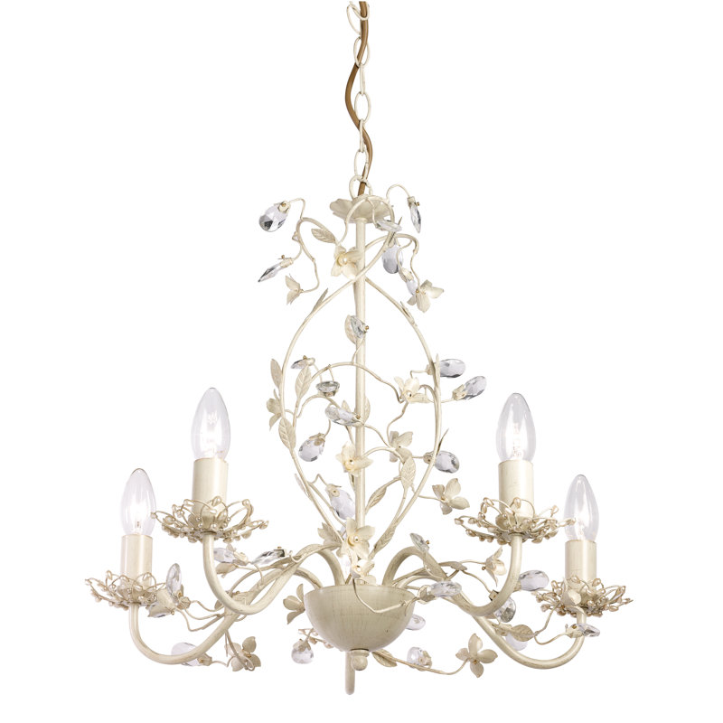 Charline 5 - Light Candle Style Chandelier