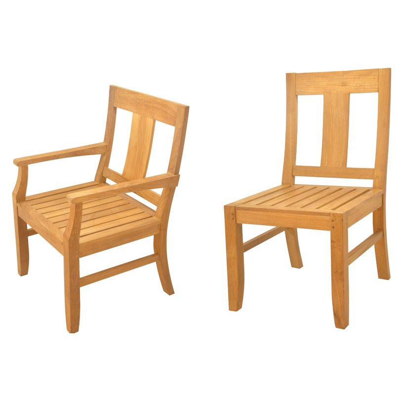 Osborne Outdoor 13 - Piece Teak Dining Set, 4, 30.5" H x 71" L x 40" W