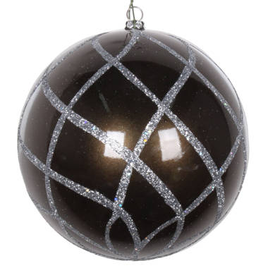 Package of 12 Clear Plastic Ornament Balls - 100mm