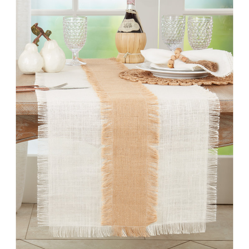 Rectangular Table Runner, Ivory