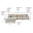 Durango Pewter Modular Sectional-109286849