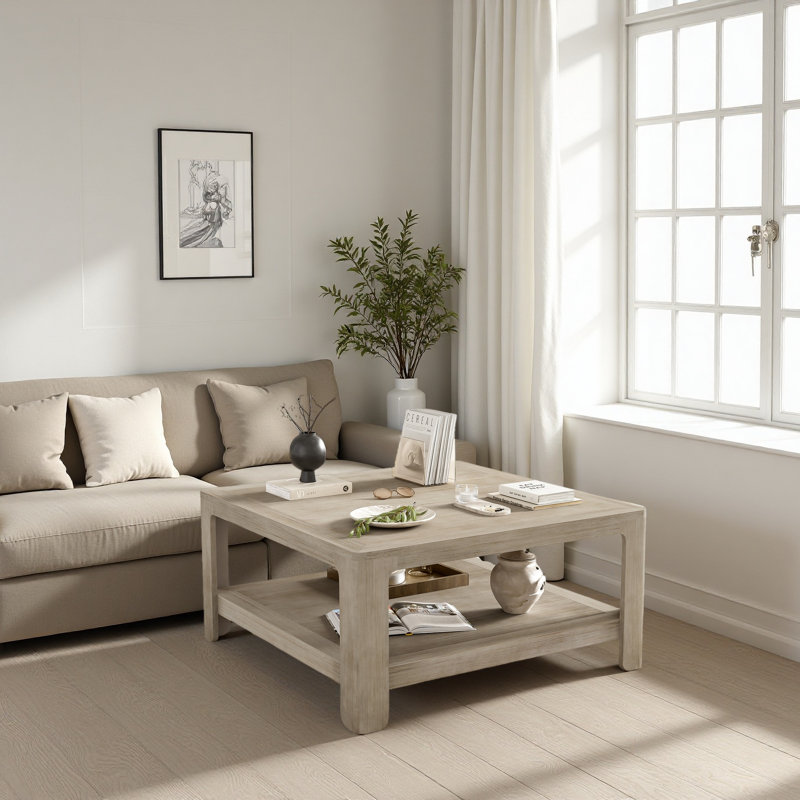 Square Coffee Table With Storage