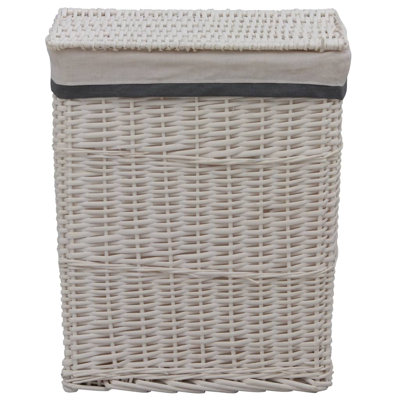Panier à linge Gracie Oaks - Saule blanc