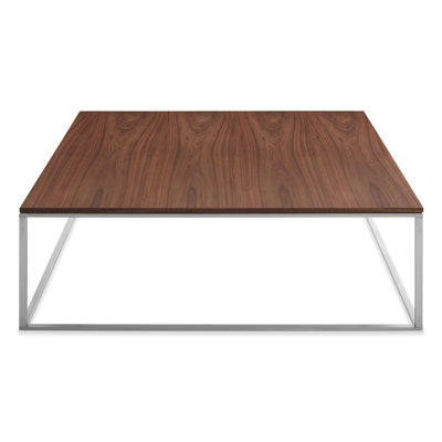 Minimalista Solid Wood Top Coffee Table