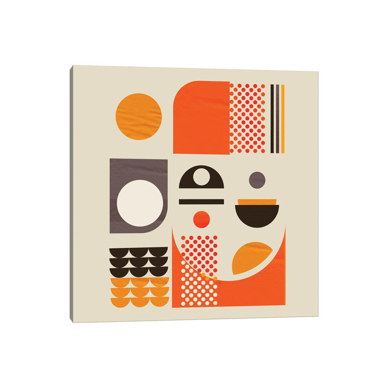 Mid Century Abstract V by Show Me Mars - Gallery-Wrapped Canvas Giclée on Canvas, 66.04 cm H x 66.04 cm W x 1.91 cm D, Canvas