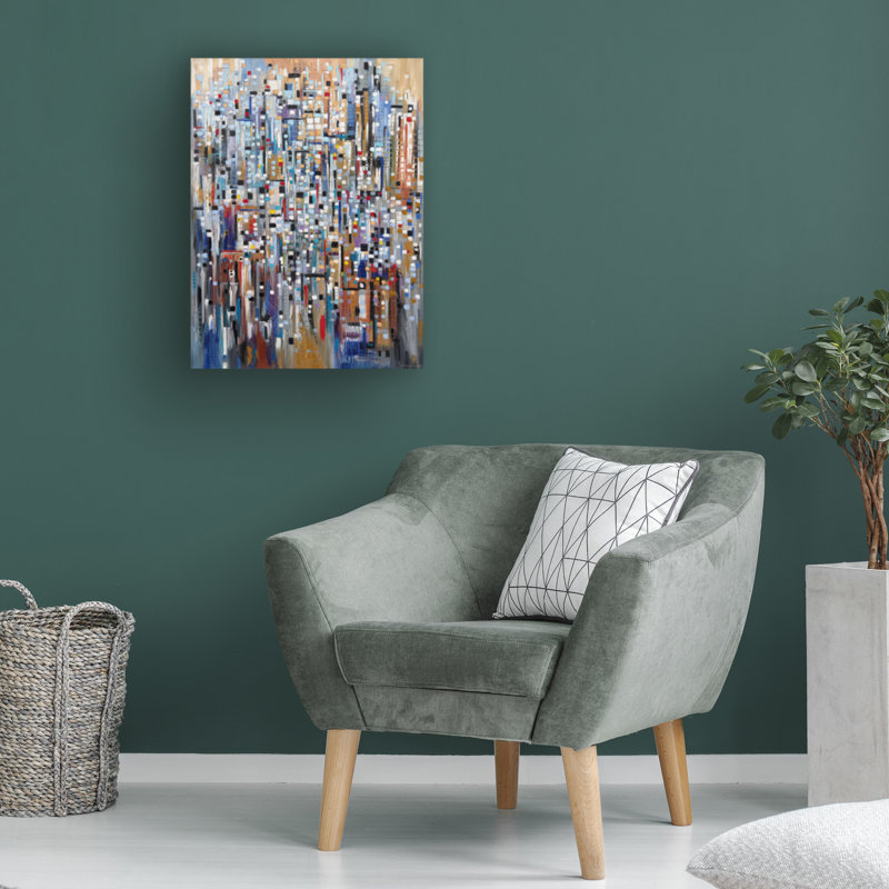 Art abstrait sur toile Ekaterina Ermilkina, H 19 po x l 14 po