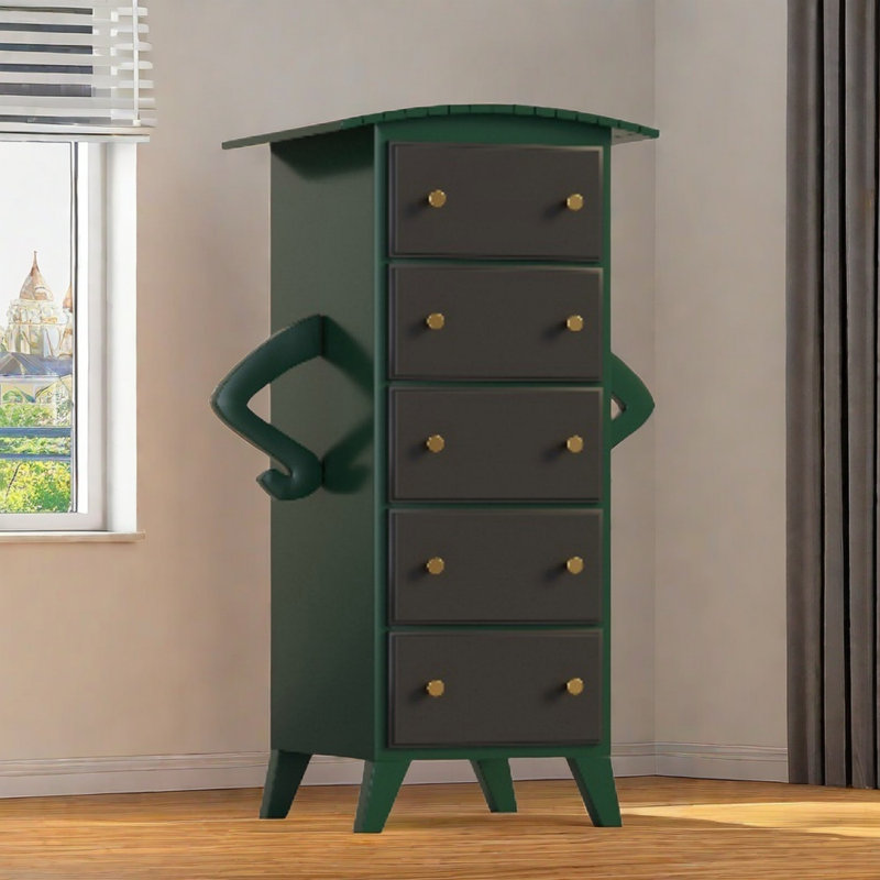 Armoire décorative pour robot, Vert foncé