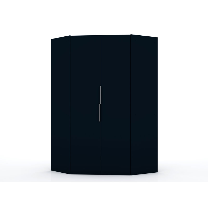 Armoire-penderie d'angle Mulberry, Brun