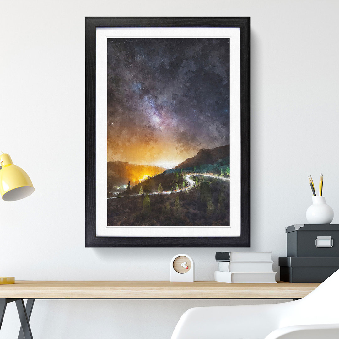 Stars over Gran Canaria in Spain - Picture Frame Graphic Art