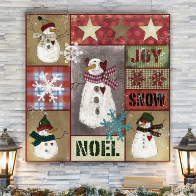 " Snowman Burlap "