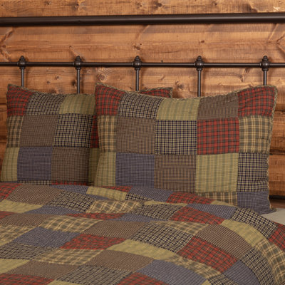 Cedar Ridge Cotton Patchwork Sham Set