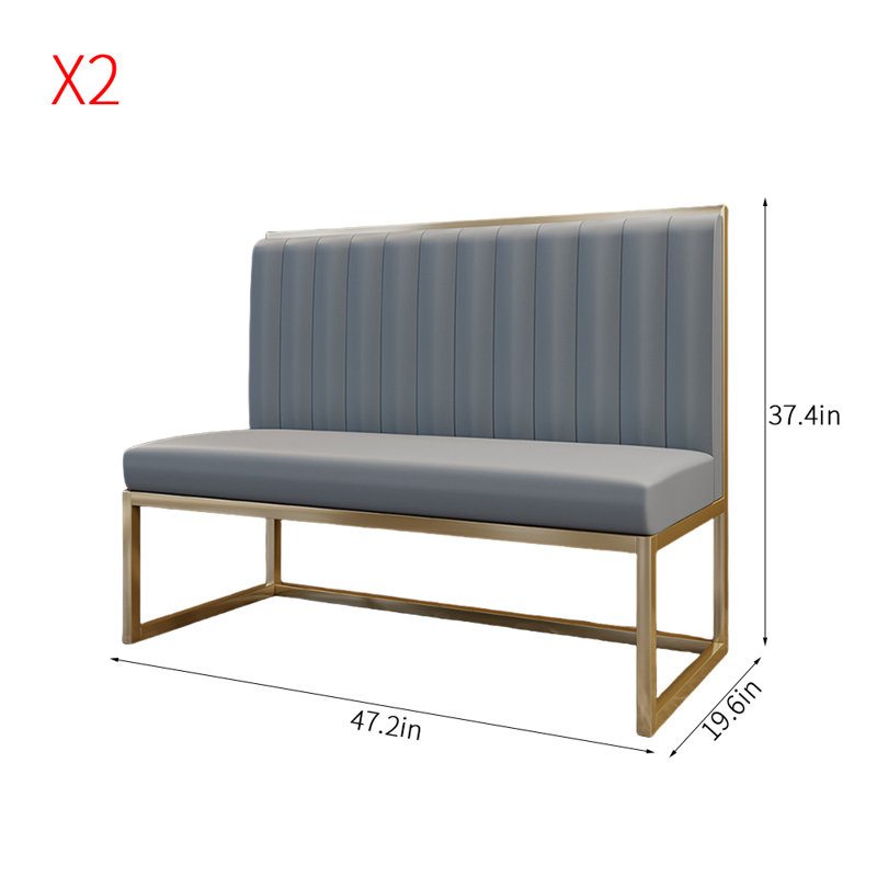 Banc de restaurant haut de gamme et luxueux