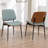 Orise Modern Upholstered Dining Chairs With Walnut Bentwood-1640407225