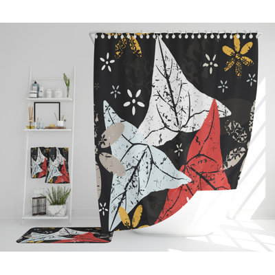 Natay Polyester Shower Curtain Set