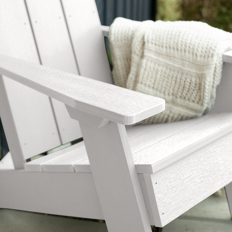 Byrnes Outdoor Adirondack Chair, White