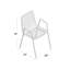 Fauteuil Jakob en blanc