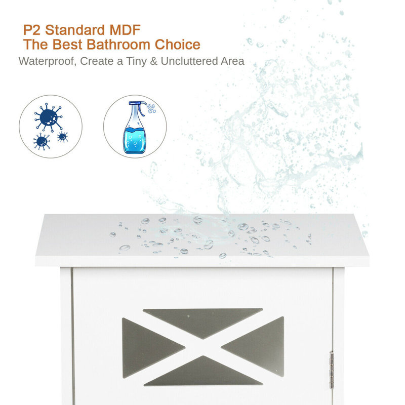 Eadwina Freestanding Bathroom Cabinet