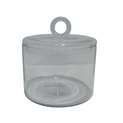 Verre cylindrique transparent