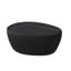 Table basse moderne en cuir fritté noir