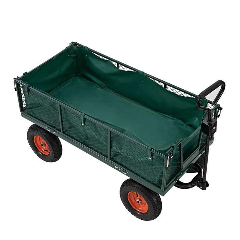 Heavy Duty 300kg Green Garden Barrow