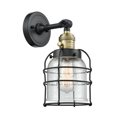 Applique cloche 1 lumière 6 "Bell Cage