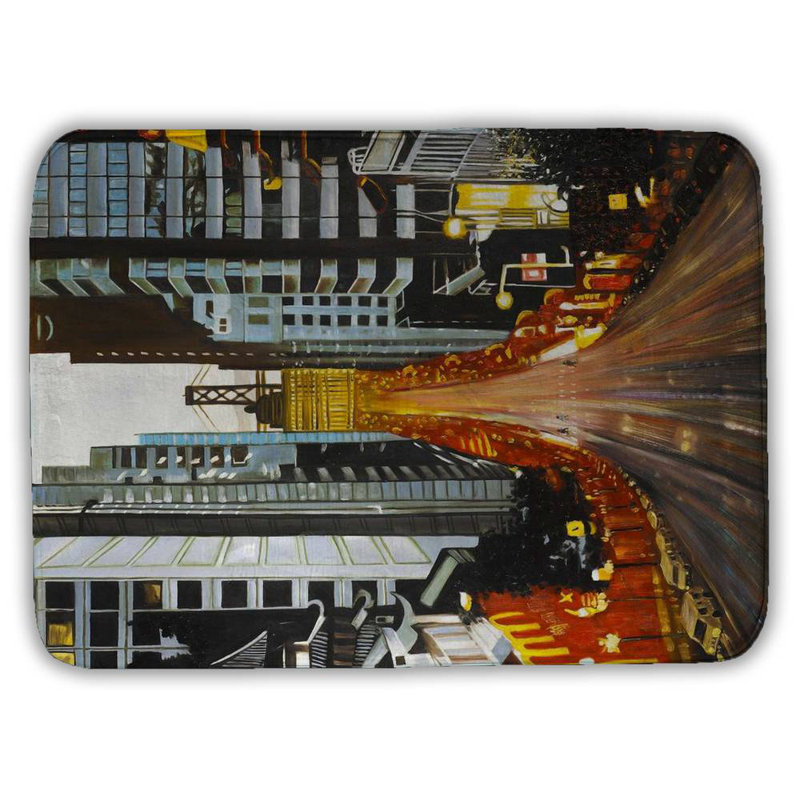 Alayda Non-Slip Bath Mat, 17"W x 24"L