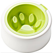 40 oz. Tumbowl' Slow Feeding Pet Bowl in Green