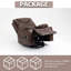 Fauteuil inclinable de 26 po de large avec grand fauteuil chauffant et porte-gobelet Big Man