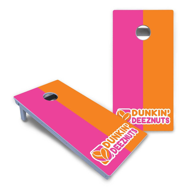 Dunkin Deeznuts All-Weather Composite Cornhole Set, NO Accessories