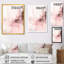 Rose délicat abstrait marbre IV - art mural abstrait en marbre-605348991-605348990