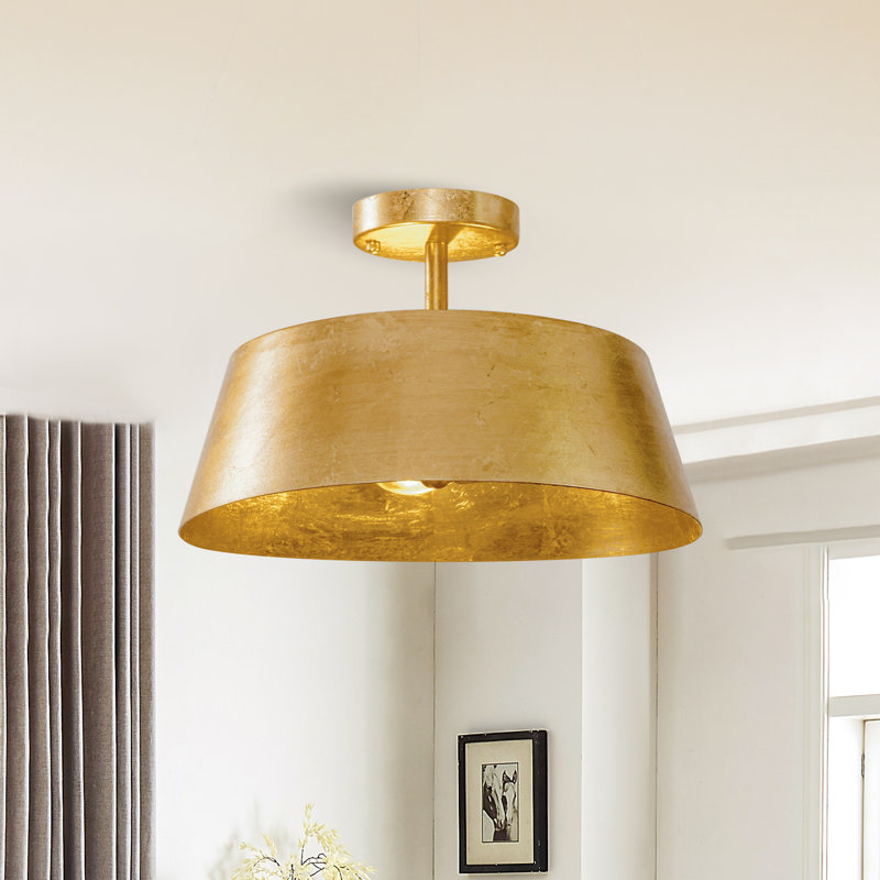 14.6" Semi Flush Mount Light Fixture