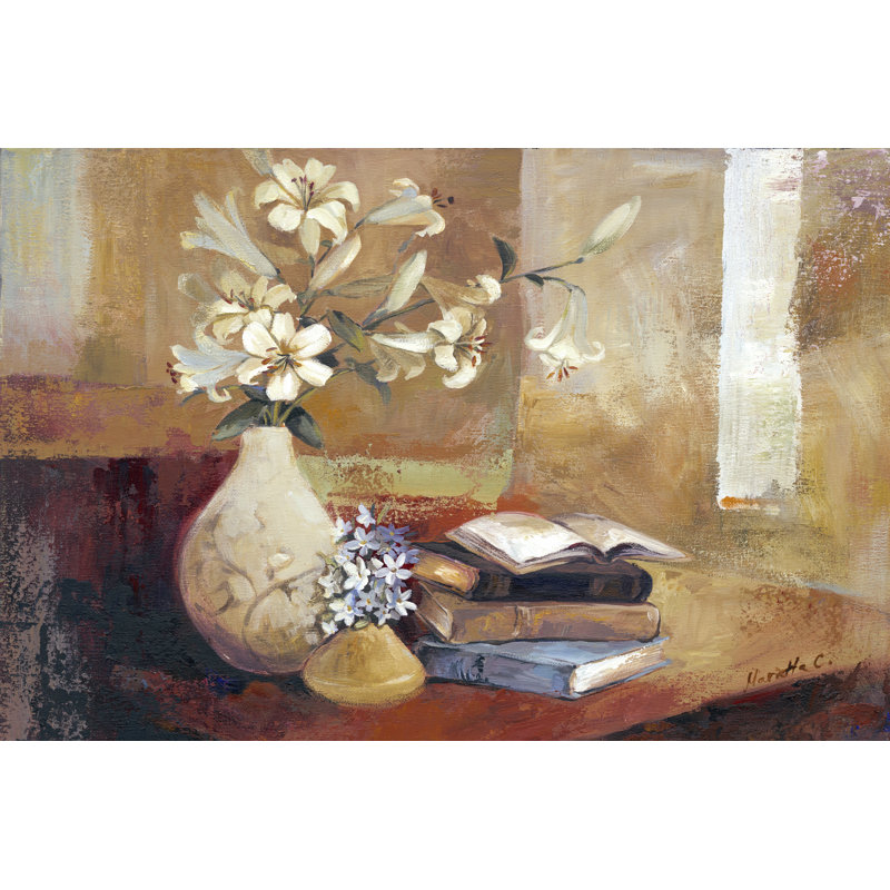Well Read by Marietta Cohen - Wrapped Canvas Painting, 30cm H x 46cm W x 3.8cm D