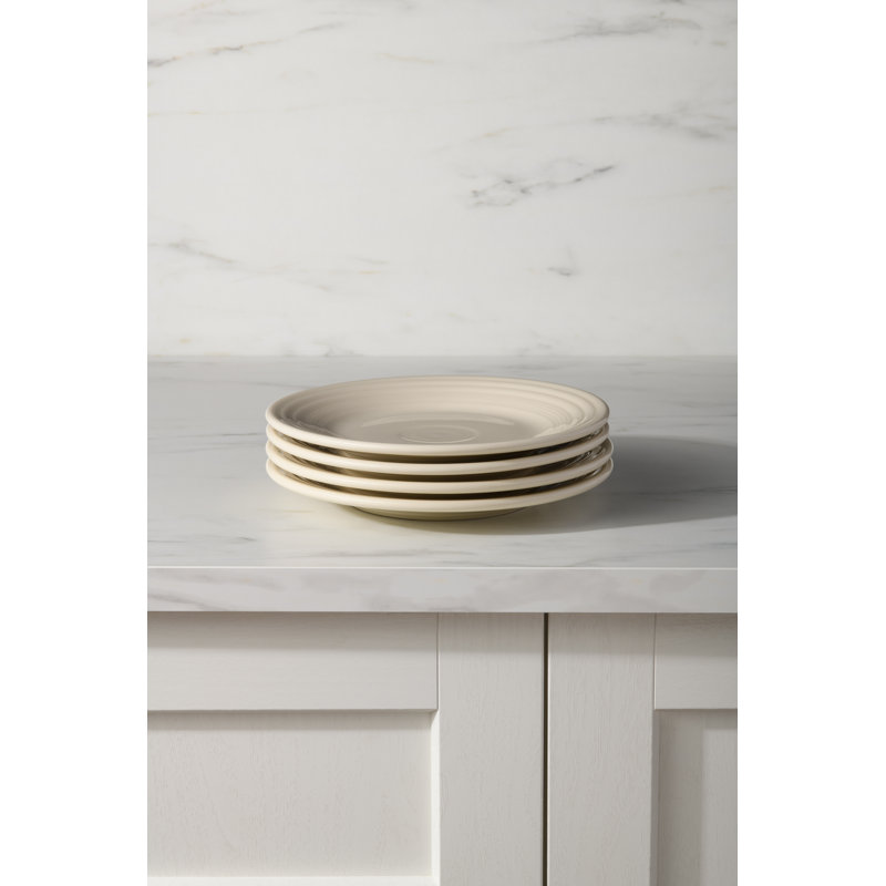 Ensemble de 4 assiettes à dîner Linen Classic