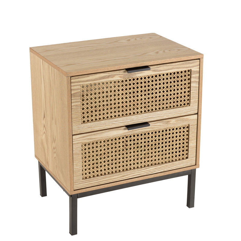 Claghorn 48cm W Manufactured Wood Bedside Table