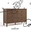 Rio 6 Drawer Dresser-121682454