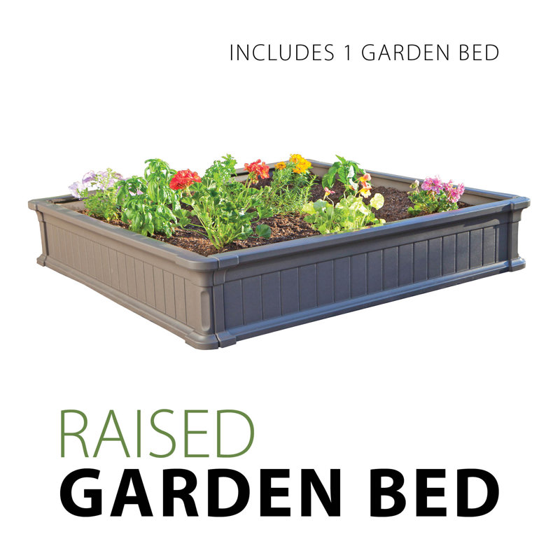 Raised Garden Bed (1 Bed, No Enclosure)