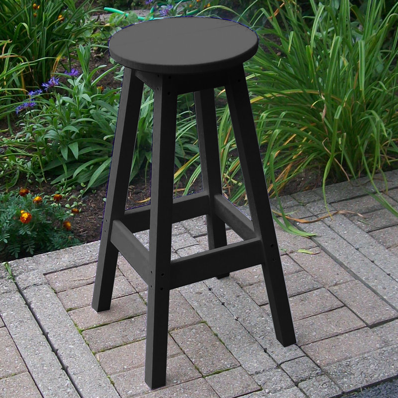 Tabouret de bar Nettie, Noir