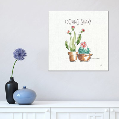 Desert Bloom III by Daphne Brissonnet - Wrapped Canvas Painting
