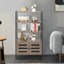 Alezae 121.5 cm H x 68 cm W Iron Standard Bookcase-1029162851